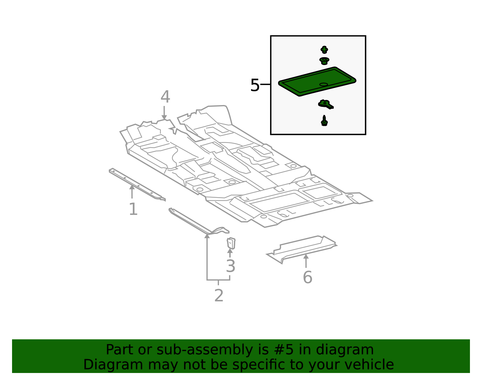 58480-0C020-E3 - Floor Storage Compartment Lid 2006 Toyota Tundra ...