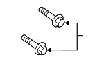 PAF008758 - Suspension: Adapter Screw for Porsche Image