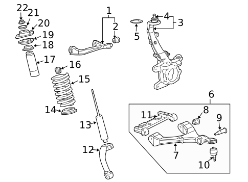 Suspension Components for 2005 Chevrolet SSR #0