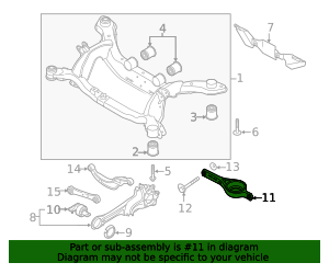 2007-2016 Volvo Lower Control Arm 31317602 | TascaParts.com