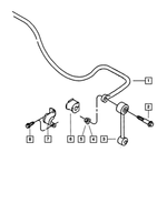 V2088896AA - Rear Suspension: Sway Eliminator Link for Jeep: Wrangler Image
