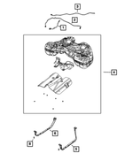 68408246AA - Fuel and Accelerator Pedal: Fuel Vapor Tube To Canister Tube for Mopar Image