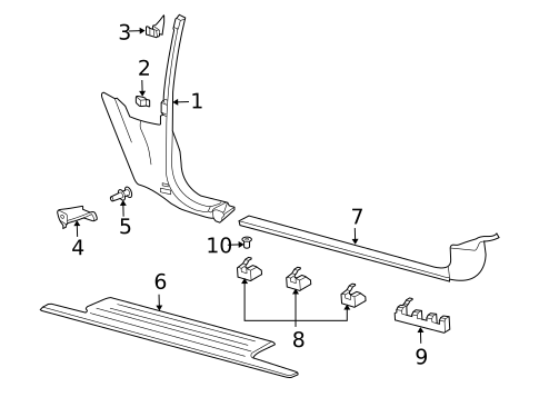 Interior Trim - Rear Body for 2007 Audi A4 Quattro #2
