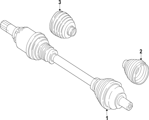 Drive Axles for 2019 Smart EQ fortwo #0