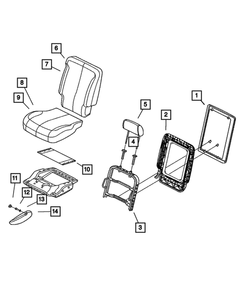 Rear Seats-Folding and Quads for 2007 Chrysler Pacifica #4