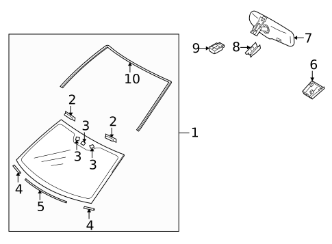 Reveal Moldings for 2011 Suzuki Kizashi #1