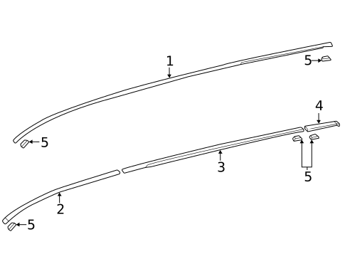 Exterior Trim - Roof for 2024 Toyota Sienna #1