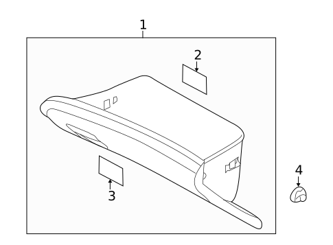Glove Box for 2010 Kia Forte Koup #0