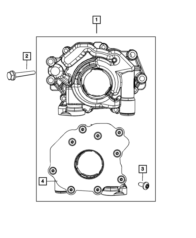 6101233 - Engine: Hex Head Bolt And Coned Washer for Mopar Image