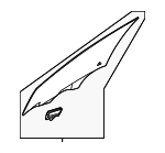 82410L3500 - Body: Door Glass for Kia: K5 Image
