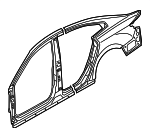 3G8809051B - Body: Uniside Assembly for Volkswagen: Arteon Image