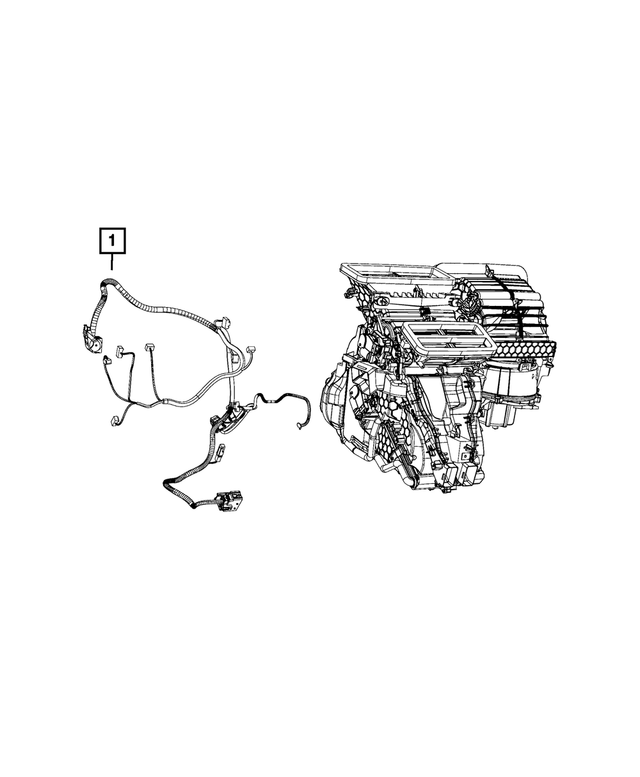 68350341AB - Electrical: A/c And Heater Wiring for Mopar Image