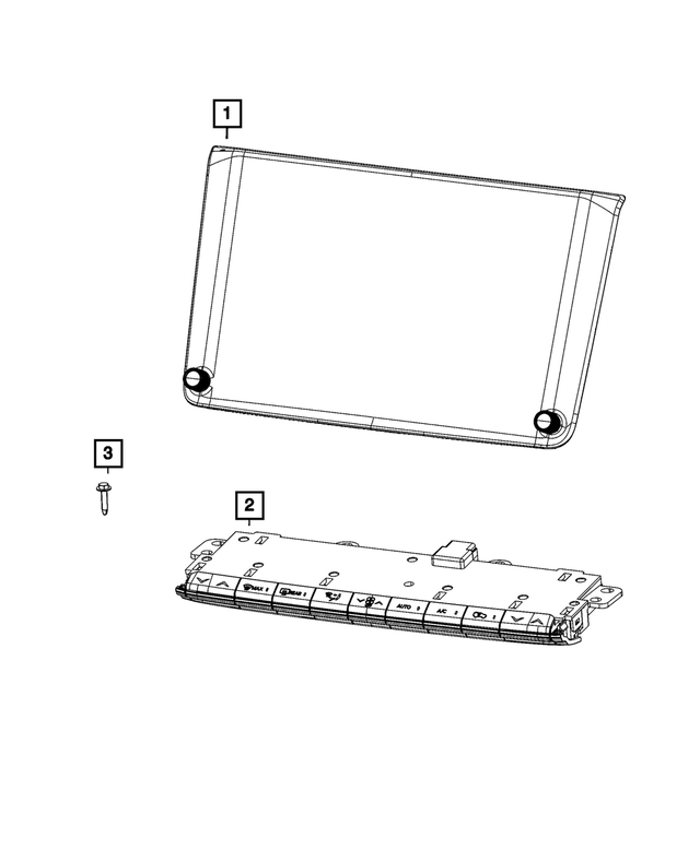 68343236AK - Electrical: Display Center Stack for Mopar Image