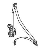 4G8857706GGID - Electrical: Seat Belt Assembly for Audi: A6, A6 Quattro, A7 Quattro, RS7, S6, S7 Image