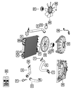 68153921AA - Cooling: Coolant Antifreeze for Chrysler: 200, 300, Pacifica, Town &amp; Country, Voyager | Dodge: Avenger, Challenger, Charger, Charger Daytona, Dart, Durango, Grand Caravan, Journey, Viper | Jeep: Cherokee, Compass, Gladiator, Grand Cherokee, Grand Cherokee L, Grand Cherokee WK, Grand Wagoneer, Patriot, Wagoneer, Wagoneer S, Wrangler, Wrangler JK | Ram: 1500, 1500 Classic, 2500, 3500, C/V | SRT: Viper Image