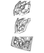 4795658AC - Electrical: Front Door Wiring, Right for Mopar Image