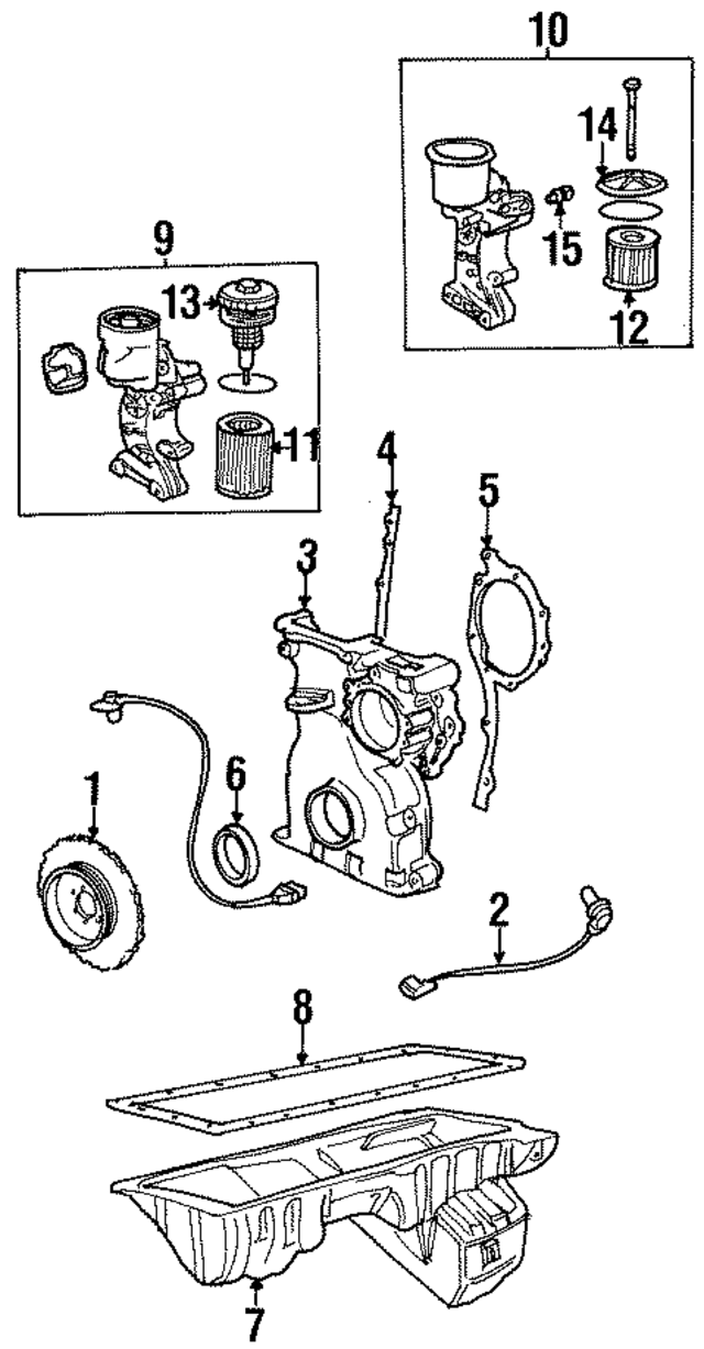 11421738640 - Engine: Oil Filter Adapter for BMW Image
