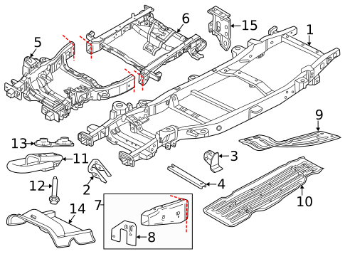 ford50様オーダー品 Frame & Components for 2025 Ford F-150 | Parts Planet Ford