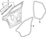 80F833052STL - : Door Shell for Audi: Q5 Sportback, SQ5 Sportback Image