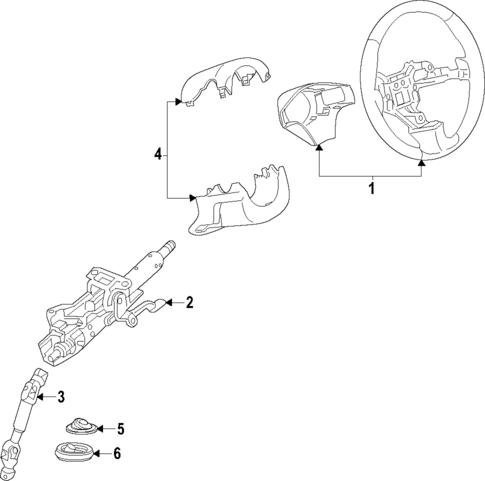 Steering Wheel for 2019 Chevrolet Equinox #0