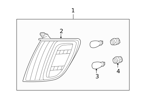 Signal Lamps for 2006 Toyota Tundra #1