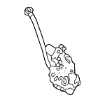 74800THAH01 - Body: Lock Assembly for Acura Image