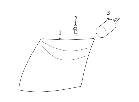 Side Marker Lamps for 2005 Saturn Vue #0