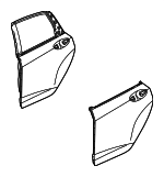 67510TGVA01ZZ - : Door Shell for Acura: TLX Image