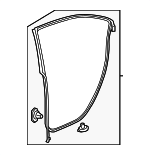72810TGVA01 - Body: Door Weather-strip for Acura Image