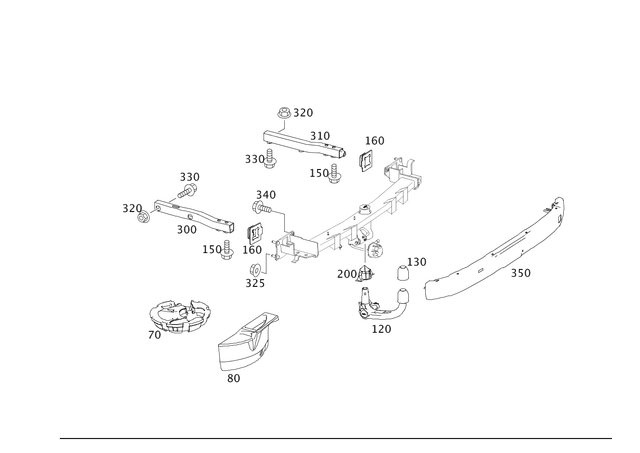 2038990714 - Trailer Coupling: Holder for Mercedes-Benz Image image