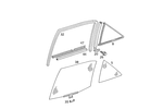 1247350525 - : Window Guide Rail for Mercedes-Benz Image