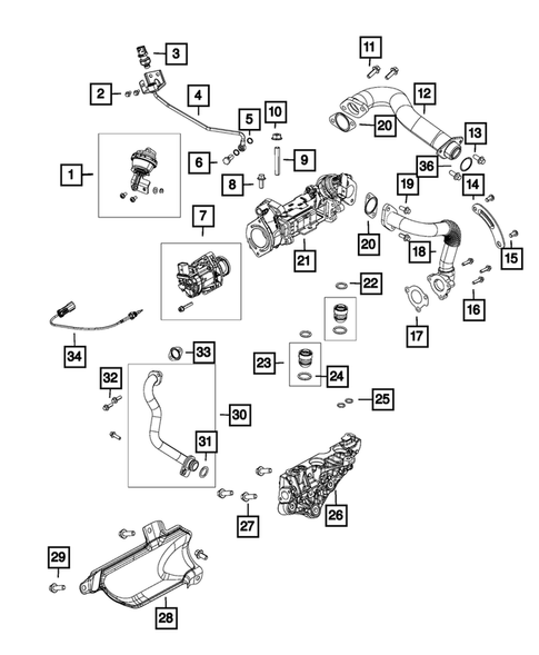EGR System for 2015 Jeep Grand Cherokee #0