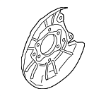 58391M6000 - : Backing Plate for Kia: Forte Image