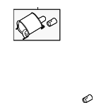 44300AG49A - Exhaust: Muffler for Subaru: Outback Image