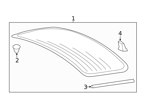 Glass & Hardware - Back for 2013 Audi RS5 #0