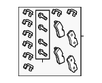 LR162042 - Brakes: Brake Pads for Land-Rover Image image