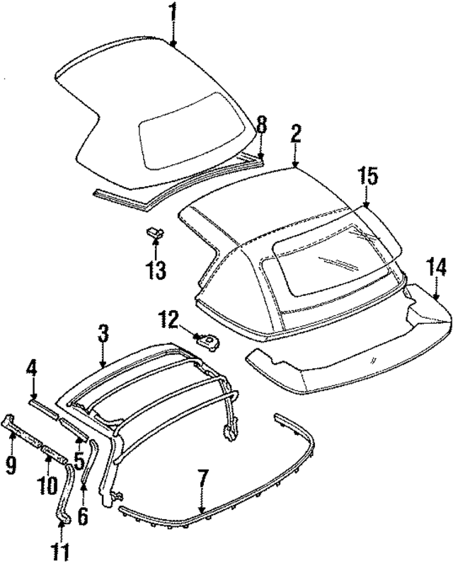NA01R1750E - : Molding for Mazda Image