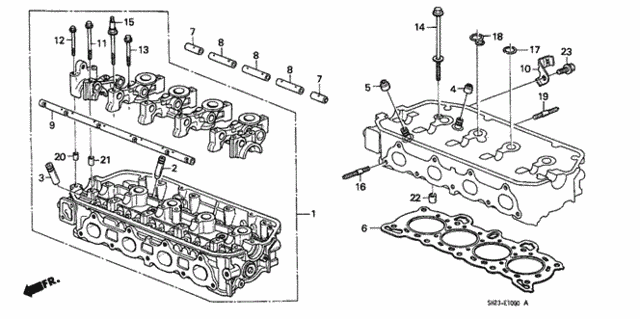 Cylinder Head for 1988 Honda CRX #0