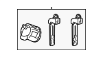 6905630310 - Body: Cylinder &amp; Keys for Toyota Image
