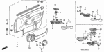 9390324420 - Interior/Bumper: SCREW, TAPPING (4X16) for Honda Image
