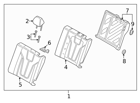 Rear Seat for 2019 Hyundai Veloster #0