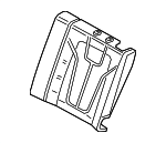 89350J3050 - Body: Seat Back Pad for Hyundai: Veloster Image