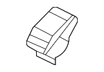 90666SDAA01 - Body: Lower Gate Trim Clip for Honda Image