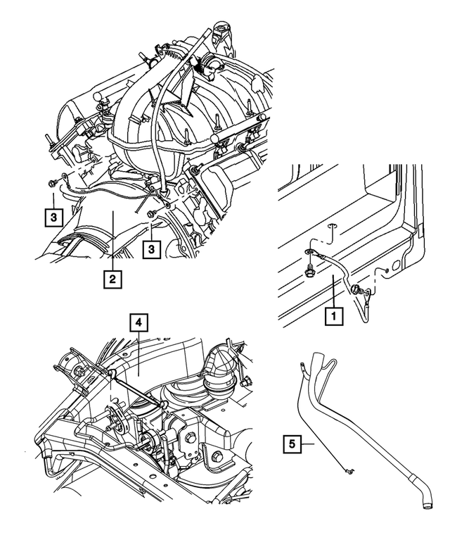 5147180AB - Electrical: Ground Strap for Mopar Image