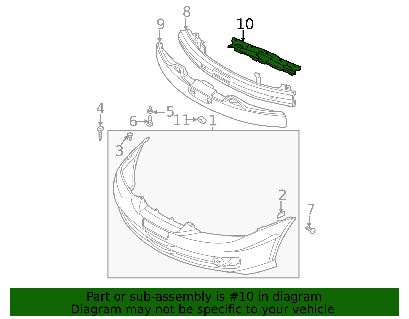 86583-2C002 - High-Quality Radiator Support Access Cover for AutoNation ...