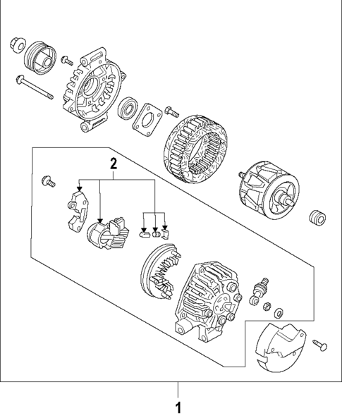 Alternator for 2006 Lincoln Zephyr #1