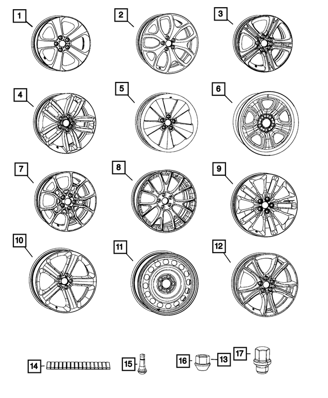 5154061AA - Wheels: Wheel Weight for Mopar Image
