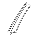 MR375741 - Body: Pillar Molding for Mitsubishi Image