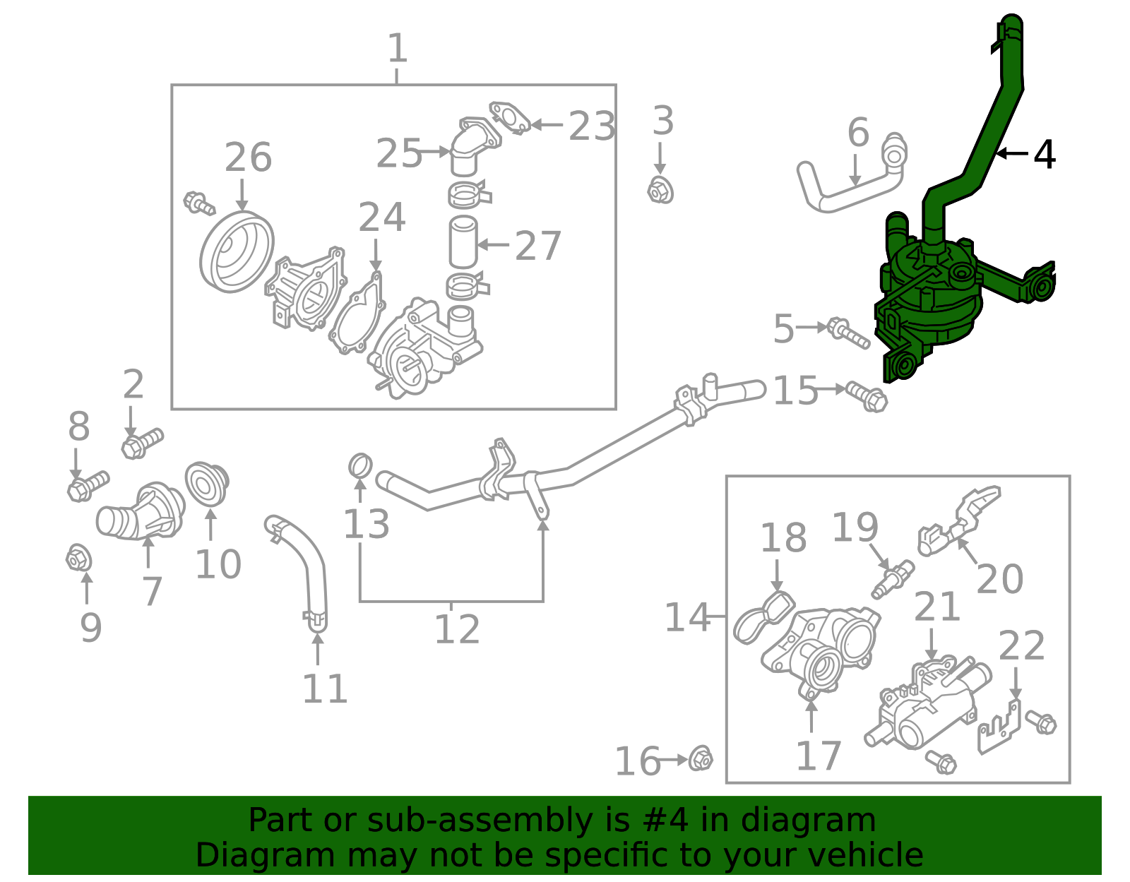 2017-2018 Kia Niro Auxiliary Pump 36900-2B000 | OEM Parts Online