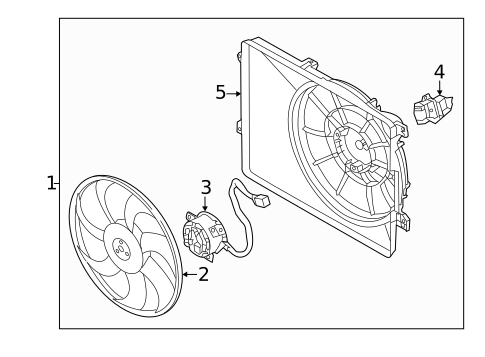 Cooling Fan for 2017 Kia Sportage #0